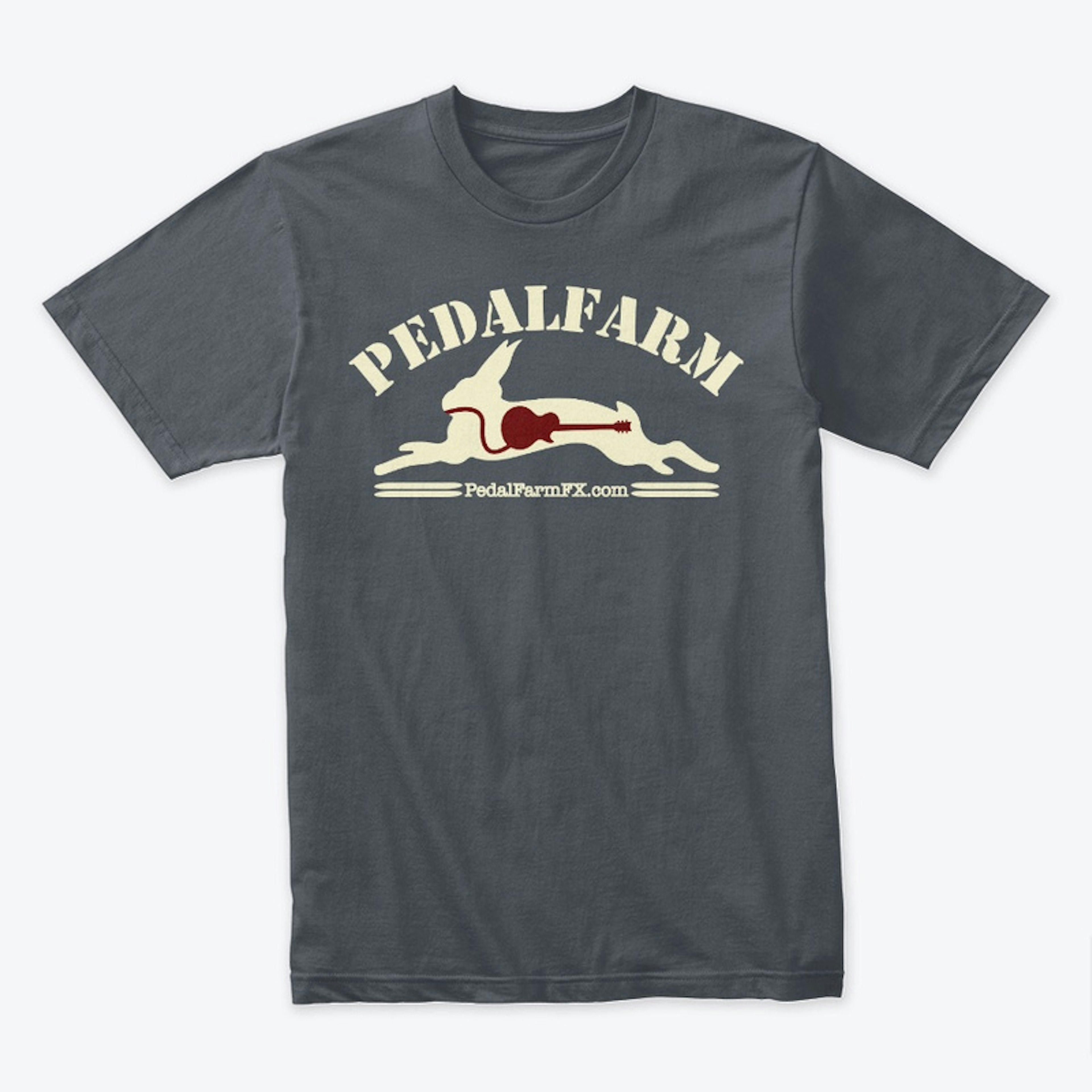 PedalFarm Rabbit Logo 2, Bone, Red